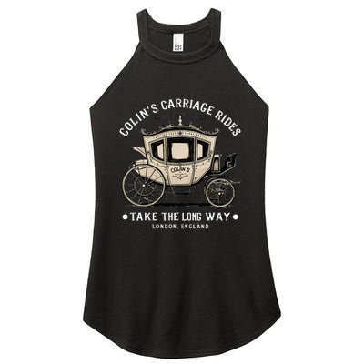 ColinS Carriage Rides Take The Long Way Women’s Perfect Tri Rocker Tank