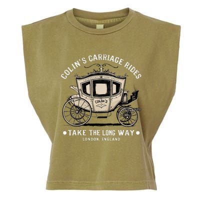 ColinS Carriage Rides Take The Long Way Garment-Dyed Women's Muscle Tee