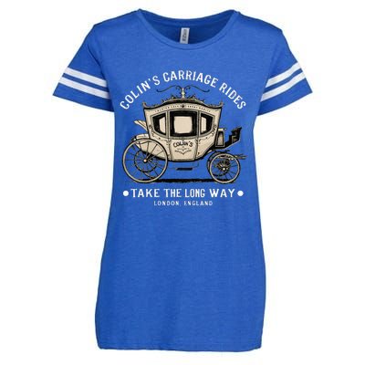 ColinS Carriage Rides Take The Long Way Enza Ladies Jersey Football T-Shirt