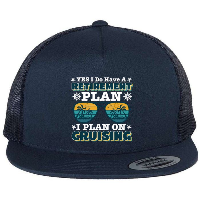 Carnival Cruise Retirement Plan Cruise Ship Cool Cruise Line Flat Bill Trucker Hat