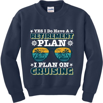 Carnival Cruise Retirement Plan Cruise Ship Cool Cruise Line Kids Sweatshirt