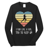 Cross Country Running Gift Long Sleeve Shirt