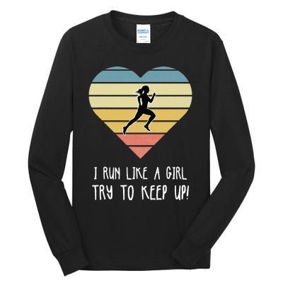 Cross Country Running Gift Tall Long Sleeve T-Shirt