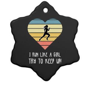 Cross Country Running Gift Ceramic Star Ornament