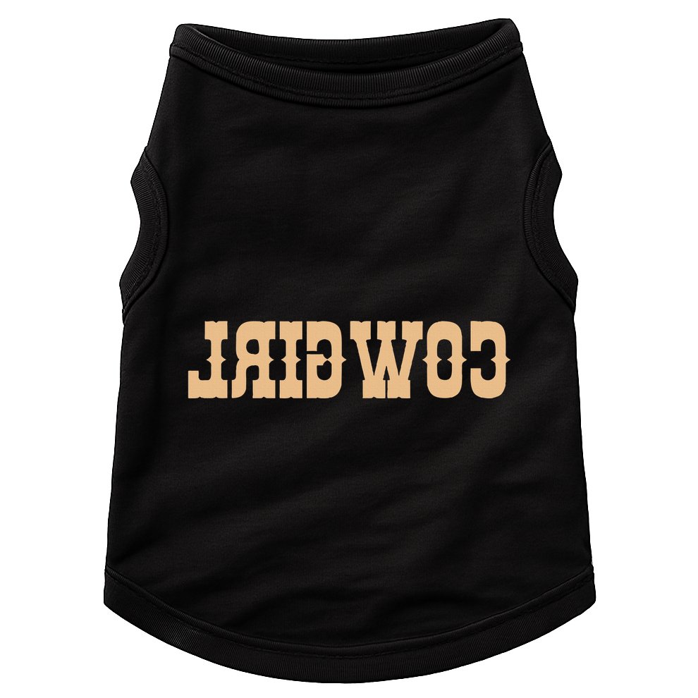 Country Cowgirl Reverse Cowgirl Doggie Tank