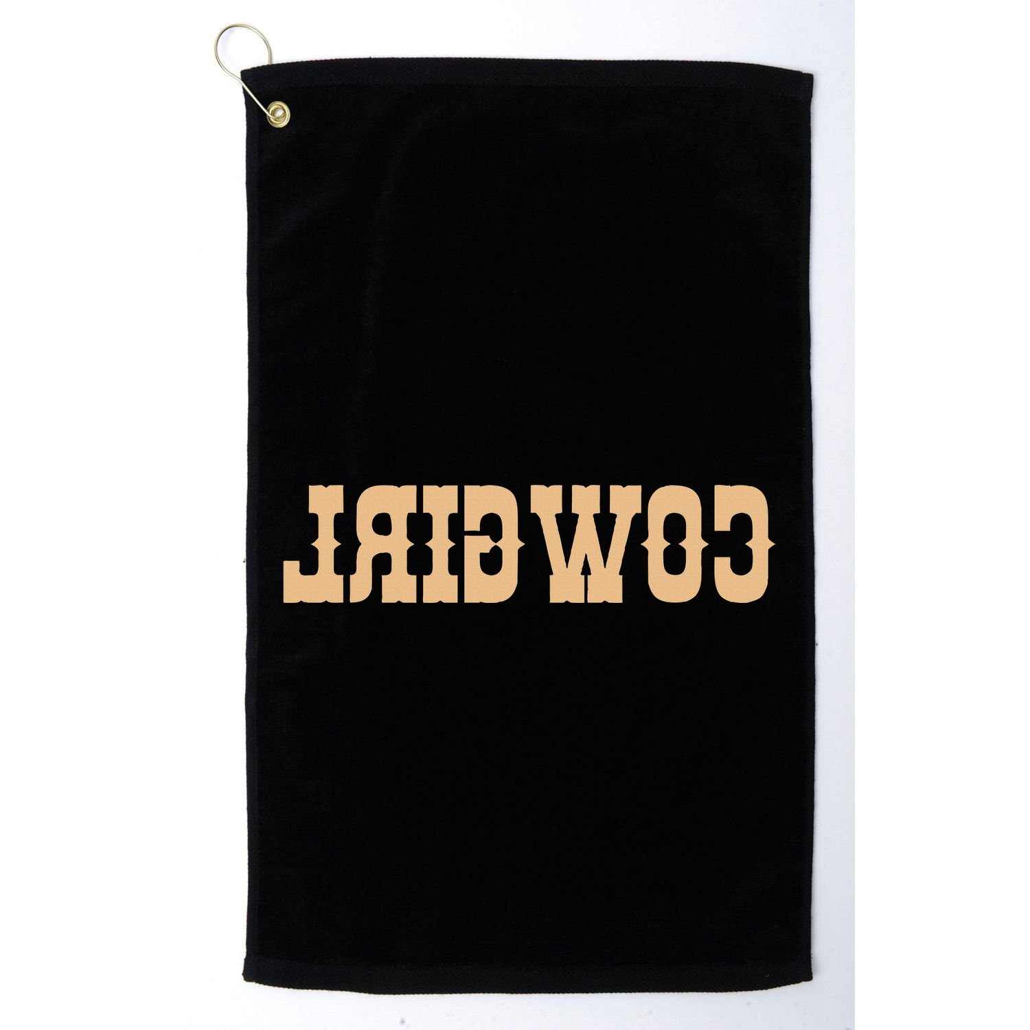 Country Cowgirl Reverse Cowgirl Golf Towel