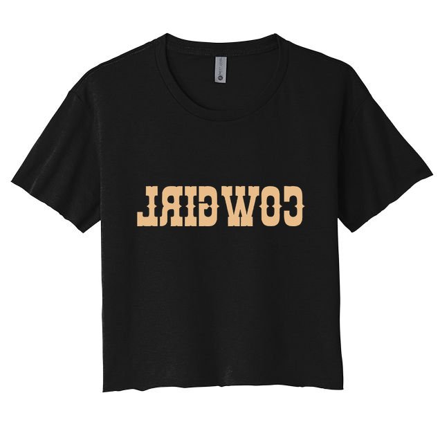 Country Cowgirl Reverse Cowgirl Crop Top