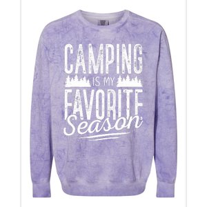 Camping Camper RV Camping Vacation Colorblast Crewneck Sweatshirt