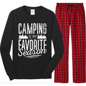 Camping Camper RV Camping Vacation Long Sleeve Pajama Set