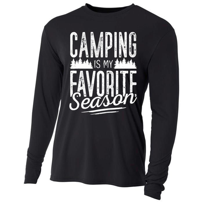 Camping Camper RV Camping Vacation Cooling Performance Long Sleeve Crew