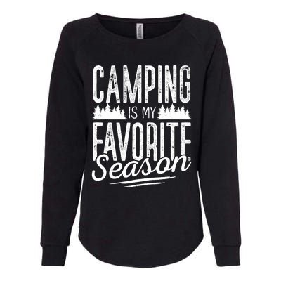 Camping Camper RV Camping Vacation Womens California Wash Sweatshirt