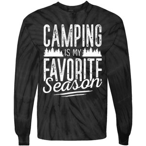 Camping Camper RV Camping Vacation Tie-Dye Long Sleeve Shirt