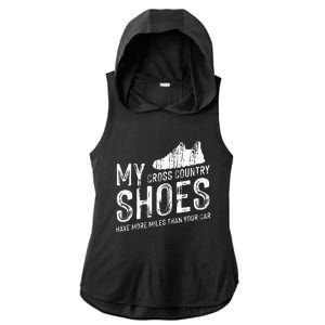 Cross Country Running XC Run Runner Ladies PosiCharge Tri-Blend Wicking Draft Hoodie Tank