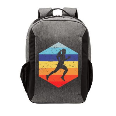 Cross Country Running Women Vector Backpack