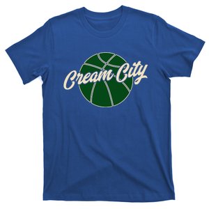 Cream City Retro Milwaukee Basketball Wisconsin T-Shirt