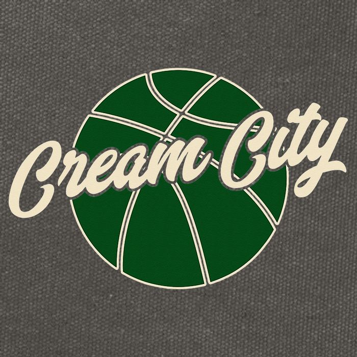 Cream City Retro Milwaukee Basketball Wisconsin Cotton Canvas Backpack