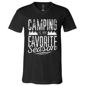 Camping Camper RV Camping Vacation summer V-Neck T-Shirt