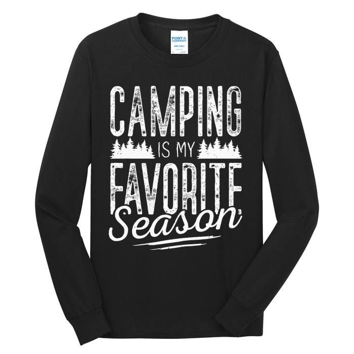 Camping Camper RV Camping Vacation summer Tall Long Sleeve T-Shirt