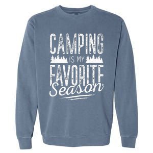 Camping Camper RV Camping Vacation summer Garment-Dyed Sweatshirt