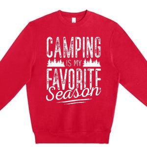 Camping Camper RV Camping Vacation summer Premium Crewneck Sweatshirt