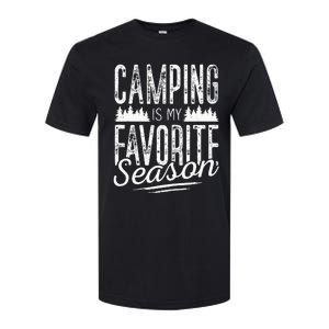 Camping Camper RV Camping Vacation summer Softstyle CVC T-Shirt