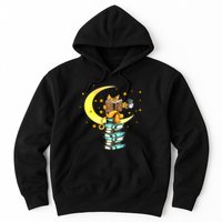 Cats Coffee Reading Kat Books Read Stubenter Kitten Hoodie