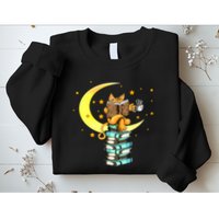 Cats Coffee Reading Kat Books Read Stubenter Kitten Sweatshirt
