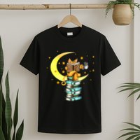 Cats Coffee Reading Kat Books Read Stubenter Kitten T-Shirt