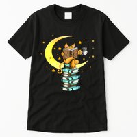 Cats Coffee Reading Kat Books Read Stubenter Kitten Tall T-Shirt