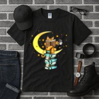 Cats Coffee Reading Kat Books Read Stubenter Kitten Tall T-Shirt
