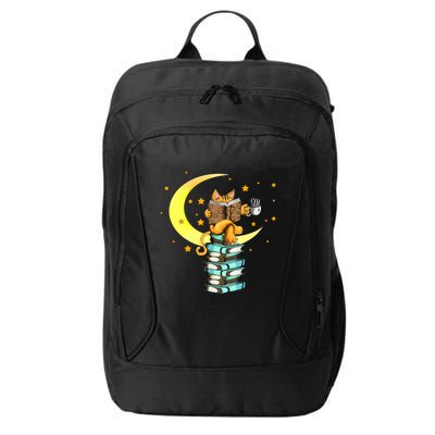 Cats Coffee Reading Kat Books Read Stubenter Kitten City Backpack