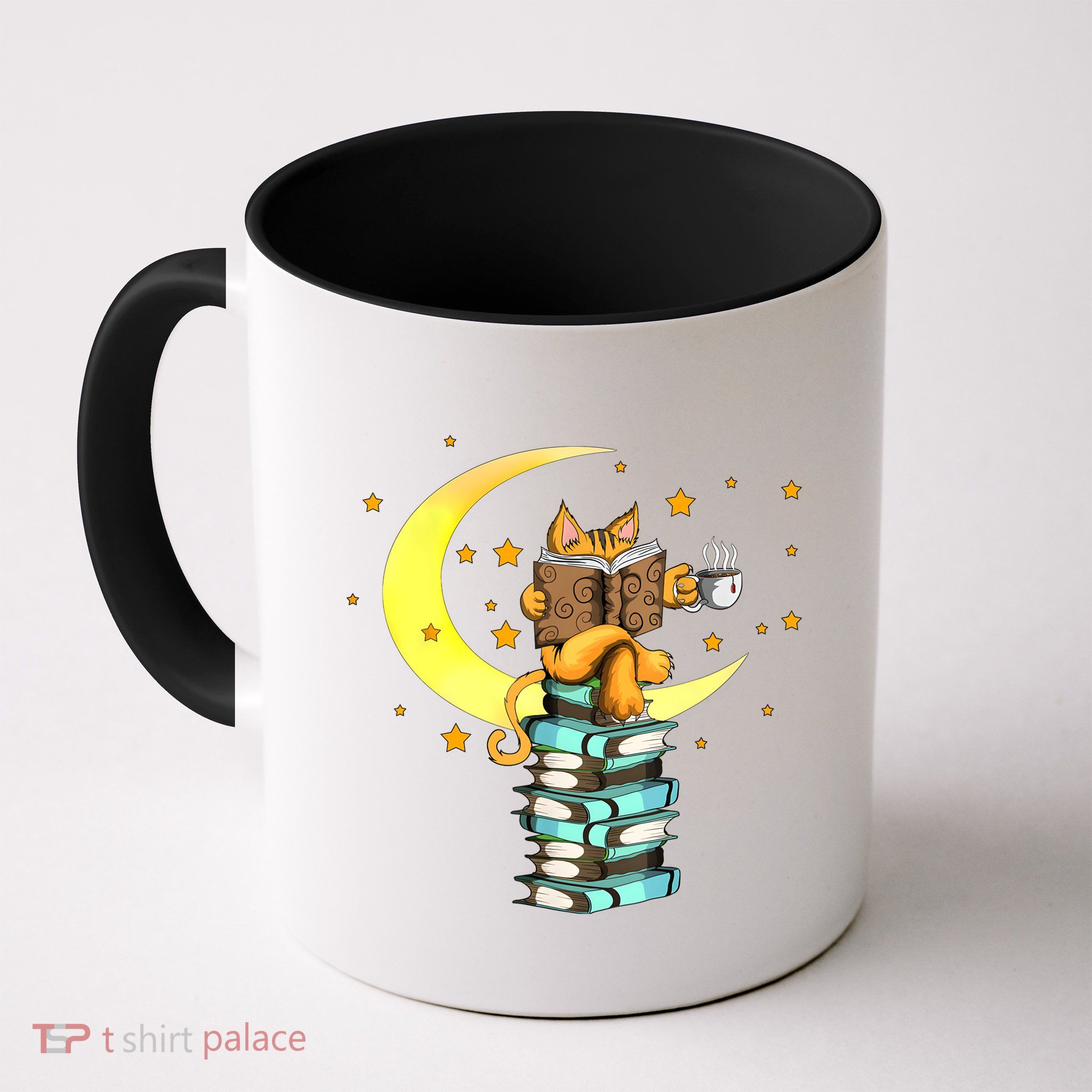 Cats Coffee Reading Kat Books Read Stubenter Kitten Mug