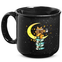 Cats Coffee Reading Kat Books Read Stubenter Kitten 15oz Campfire Ceramic Mug