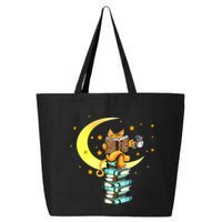 Cats Coffee Reading Kat Books Read Stubenter Kitten 25L Jumbo Tote