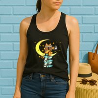 Cats Coffee Reading Kat Books Read Stubenter Kitten Womens Tank Top