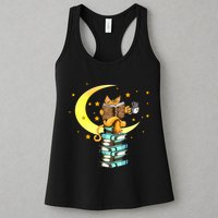 Cats Coffee Reading Kat Books Read Stubenter Kitten Womens Tank Top