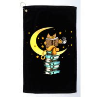 Cats Coffee Reading Kat Books Read Stubenter Kitten Golf Towel