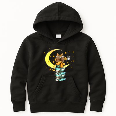 Cats Coffee Reading Kat Books Read Stubenter Kitten Kids Hoodie