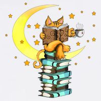Cats Coffee Reading Kat Books Read Stubenter Kitten Garment-Dyed Sweatshirt