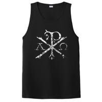 Christian Chi Rho Labarum Christogram Cross Faith PosiCharge Competitor Tank