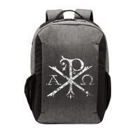 Christian Chi Rho Labarum Christogram Cross Faith Vector Backpack