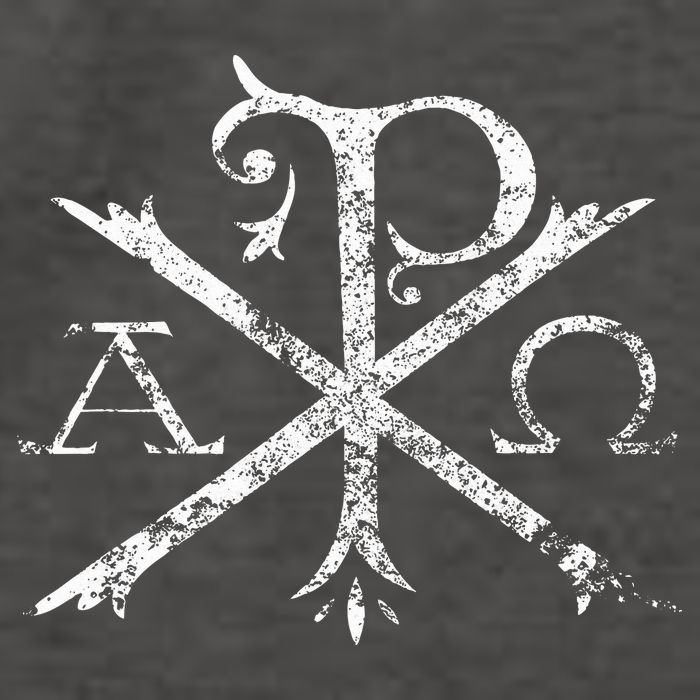 Christian Chi Rho Labarum Christogram Cross Faith Vector Backpack