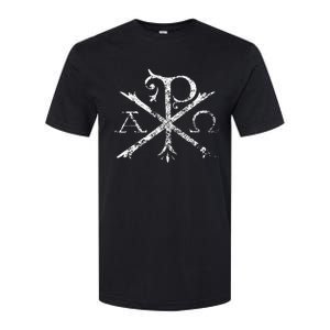 Christian Chi Rho Labarum Christogram Cross Faith Softstyle CVC T-Shirt