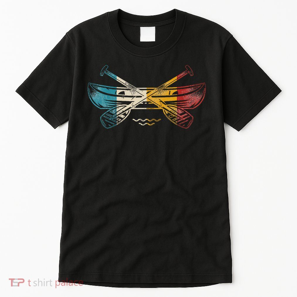 Canoe Canoeing Retro Vintage Tall T-Shirt