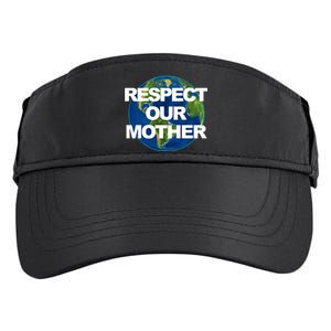 Climate Change Respect Our Mother Earth Gift Adult Drive Performance Visor