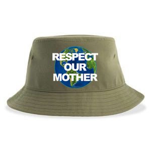 Climate Change Respect Our Mother Earth Gift Sustainable Bucket Hat