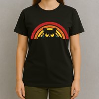 Cute Cat Rainbow Vintage T-Shirt