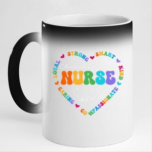 Cute Clinical Research Nurse Appreciation Nursing School Funny Gift 11oz Black Color Changing Mug