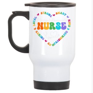 Cute Clinical Research Nurse Appreciation Nursing School Funny Gift Stainless Steel Travel Mug