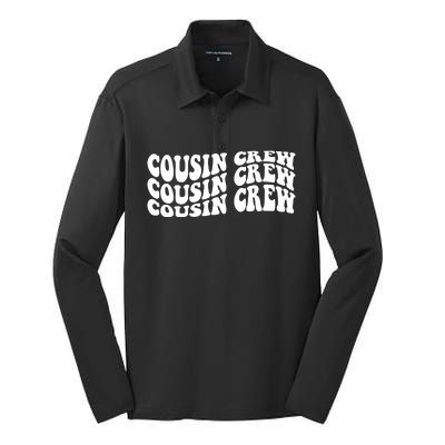 Cousin Crew Retro Silk Touch Performance Long Sleeve Polo